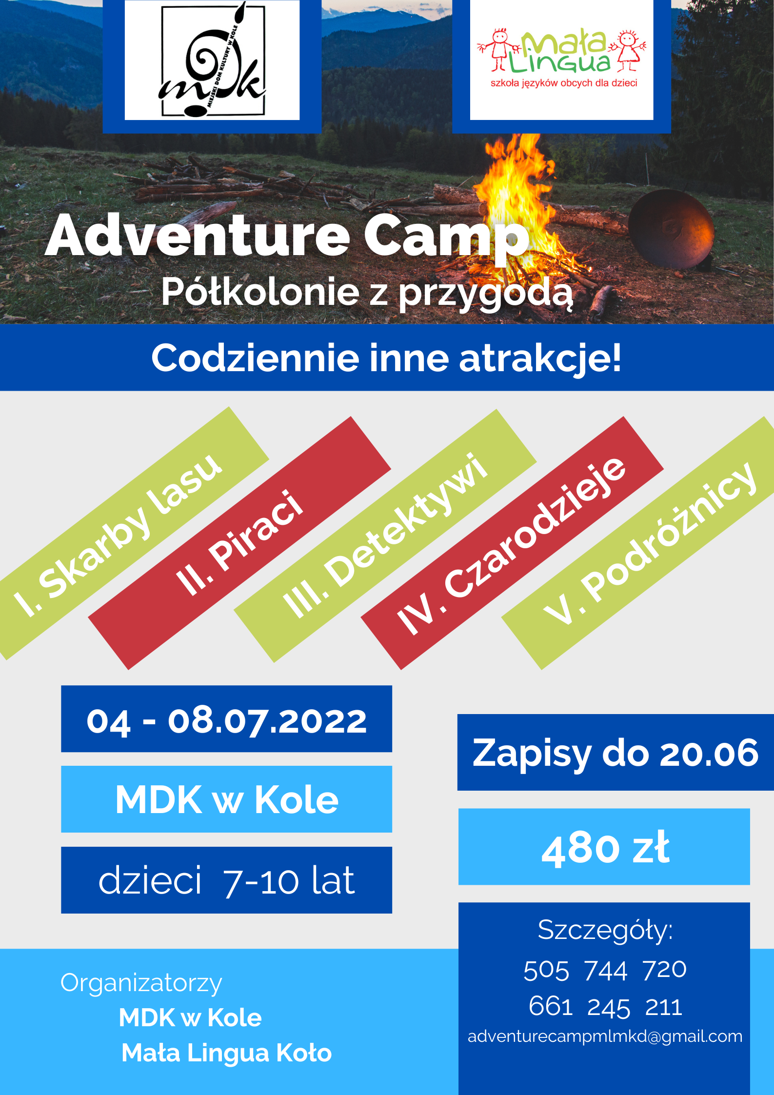 Półkolonie Adventure Camp