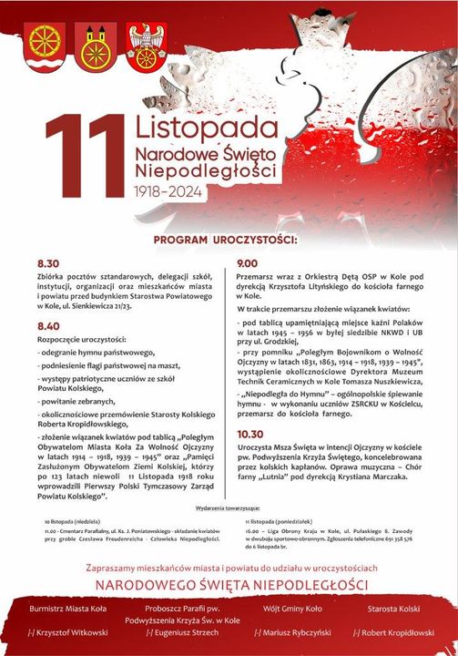 Obchody Święta Niepodległości Polski