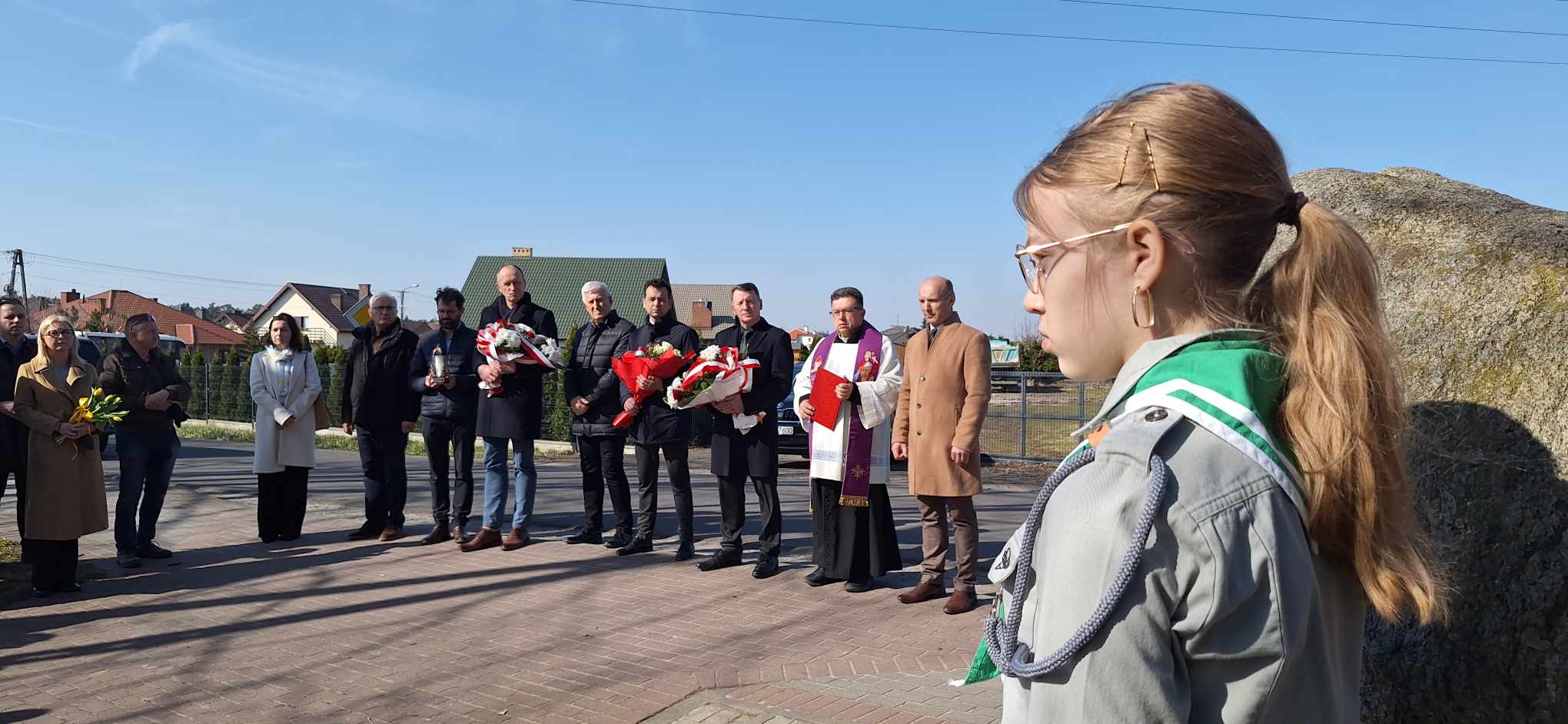 Zdjęcie do Gminne Obchody 83. rocznicy Pierwszego Transportu Ofiar Holocaustu przez Powiercie....