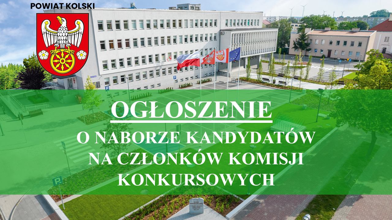 Zdjęcie do OGŁOSZENIE O NABORZE KANDYDATÓW NA CZŁONKÓW KOMISJI KONKURSOWYCH