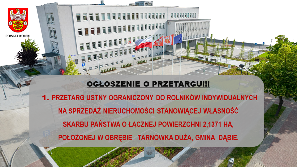 Zdjęcie do OGŁOSZENIE O PRZETARGU USTNYM OGRANICZONYM