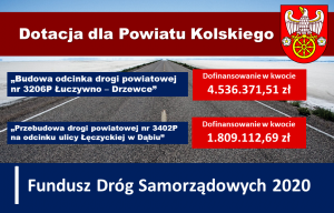 Zdjęcie: Ponad 6 mln zł dofinansowania na inwestycje drogowe