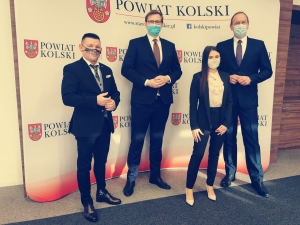 Zdjęcie: Sekretarz Stanu w Ministerstwie Sprawiedliwości i  Radny Sejmiku Woj. Wielkopolskiego w Starostwie.