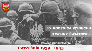 Zdjęcie: 85. ROCZNICA WYBUCHU II WOJNY ŚWIATOWEJ