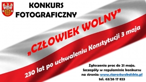 Zdjęcie: CZŁOWIEK WOLNY 230 LAT PO UCHWALENIU KONSTYTUCJI 3 MAJA!!!