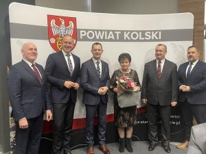 Zdjęcie: Gratulacje Rady Powiatu Kolskiego dla Pani Henryki