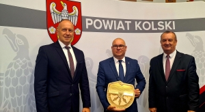 Zdjęcie: Rektor ANS z Konina  z wizytą w Powiecie Kolskim