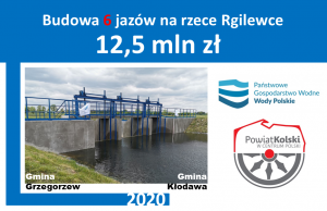 Zdjęcie: 12,5 mln zł na budowę jazów na rzece Rgilewce