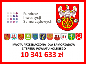 Zdjęcie: Powiat Kolski oraz samorządy gminne otrzymają łącznie ponad 10 mln zł