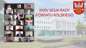 Zdjęcie: XXXV Sesja Rady Powiatu Kolskiego