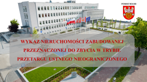 Zdjęcie: WYKAZ NIERUCHOMOŚCI PRZEZNACZONEJ DO ZBYCIA W TRYBIE PRZETARGU USTNEGO NIEOGRANICZONEGO