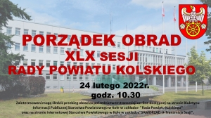 Zdjęcie: XLX sesja Rady Powiatu Kolskiego