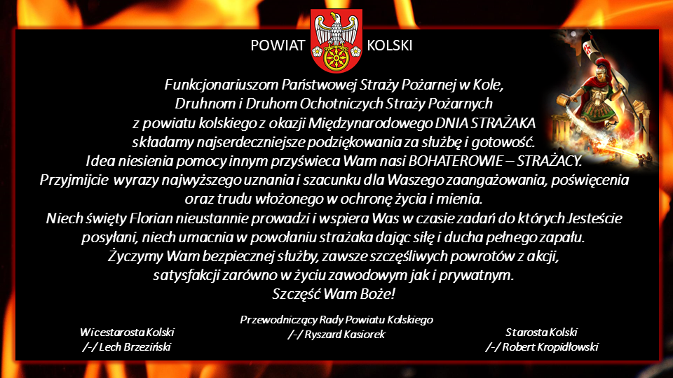 Zdjęcie do Międzynarodowy Dzień Strażaka